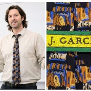 JERRY GARCIA silk necktie